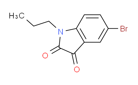 CAS No. 312636-28-5, 5-Bromo-1-propylindoline-2,3-dione