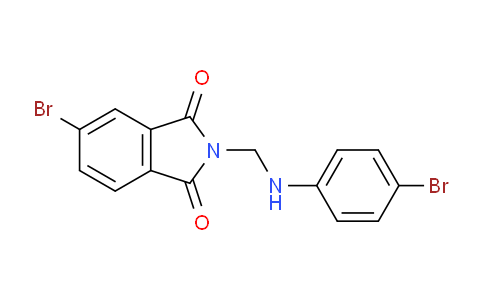 CAS No. 293762-03-5, 5-Bromo-2-(((4-bromophenyl)amino)methyl)isoindoline-1,3-dione