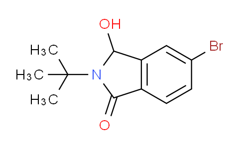 CAS No. 1245563-22-7, 5-Bromo-2-(tert-butyl)-3-hydroxyisoindolin-1-one