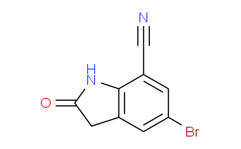 CAS No. 1785580-70-2, 5-Bromo-2-oxoindoline-7-carbonitrile
