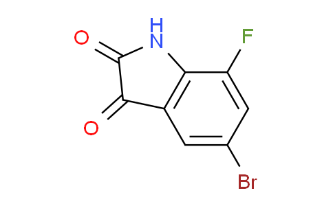 CAS No. 874830-75-8, 5-Bromo-7-fluoroindoline-2,3-dione