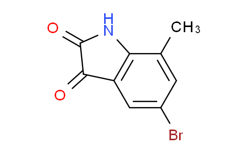CAS No. 77395-10-9, 5-Bromo-7-methylindoline-2,3-dione
