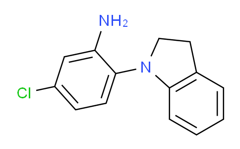 CAS No. 937606-11-6, 5-Chloro-2-(indolin-1-yl)aniline