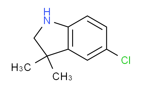 CAS No. 1243165-15-2, 5-Chloro-3,3-dimethylindoline