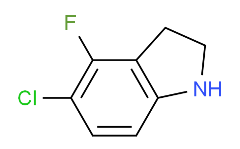 CAS No. 1222804-82-1, 5-Chloro-4-fluoroindoline