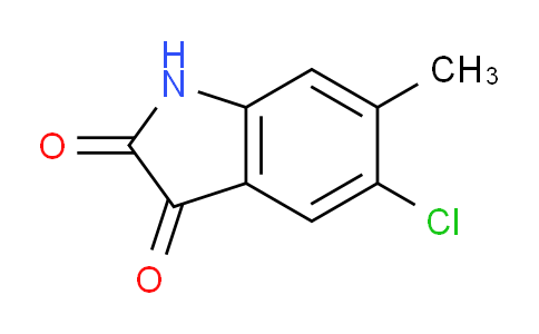 CAS No. 107583-35-7, 5-Chloro-6-methylindoline-2,3-dione