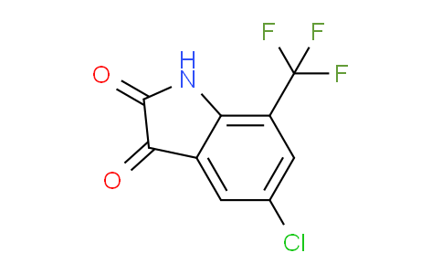 CAS No. 954586-11-9, 5-Chloro-7-(trifluoromethyl)indoline-2,3-dione