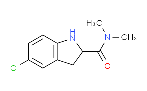 CAS No. 1706428-22-9, 5-Chloro-N,N-dimethylindoline-2-carboxamide