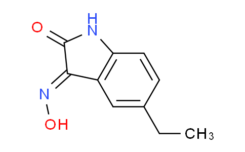 CAS No. 500711-57-9, 5-Ethyl-3-(hydroxyimino)indolin-2-one