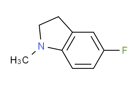 CAS No. 388078-34-0, 5-Fluoro-1-methylindoline