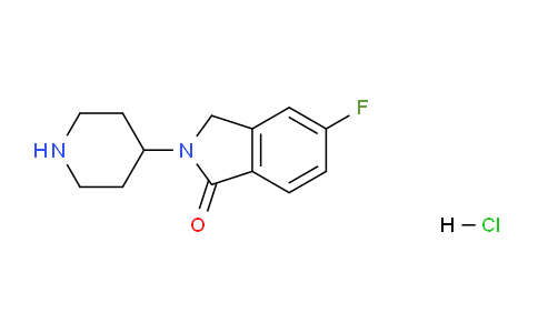 CAS No. 1439897-78-5, 5-Fluoro-2-(piperidin-4-yl)isoindolin-1-one hydrochloride