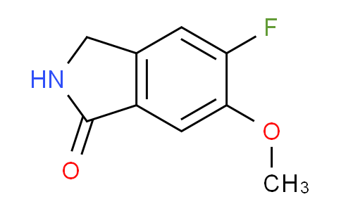 CAS No. 1007455-24-4, 5-Fluoro-6-methoxyisoindolin-1-one