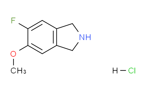 CAS No. 1447606-99-6, 5-Fluoro-6-methoxyisoindoline hydrochloride