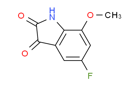CAS No. 1239699-07-0, 5-Fluoro-7-methoxyindoline-2,3-dione