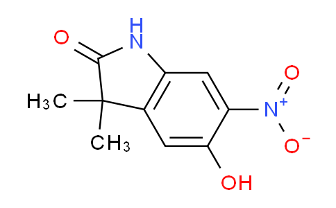 CAS No. 120791-71-1, 5-Hydroxy-3,3-dimethyl-6-nitroindolin-2-one