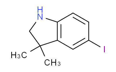 CAS No. 1158745-57-3, 5-Iodo-3,3-dimethylindoline