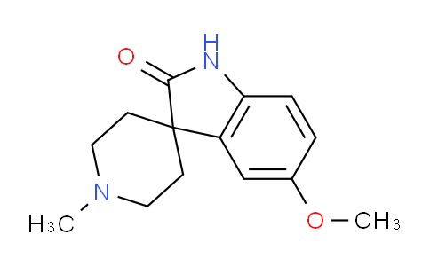 CAS No. 742067-27-2, 5-Methoxy-1'-methylspiro[indoline-3,4'-piperidin]-2-one