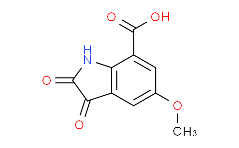 CAS No. 214637-64-6, 5-Methoxy-2,3-dioxoindoline-7-carboxylic acid