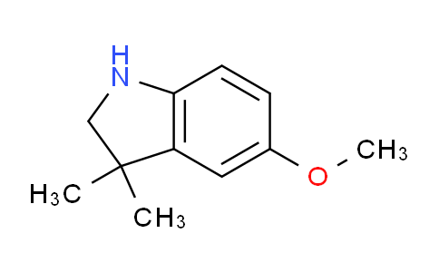 CAS No. 87234-77-3, 5-Methoxy-3,3-dimethylindoline