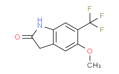 CAS No. 1190198-26-5, 5-Methoxy-6-(trifluoromethyl)indolin-2-one