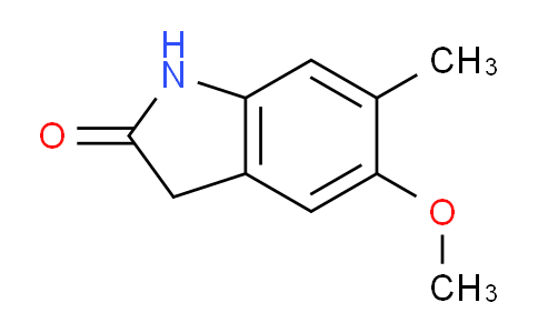 CAS No. 56473-79-1, 5-Methoxy-6-methylindolin-2-one