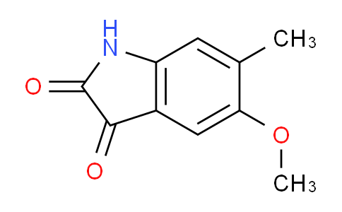 CAS No. 909391-42-0, 5-Methoxy-6-methylindoline-2,3-dione