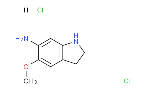 CAS No. 1956341-46-0, 5-Methoxyindolin-6-amine dihydrochloride