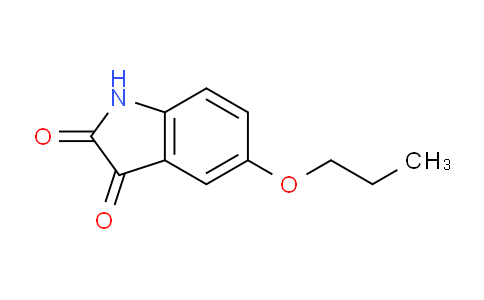 CAS No. 1249230-82-7, 5-Propoxyindoline-2,3-dione