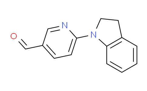 CAS No. 1355217-98-9, 6-(Indolin-1-yl)nicotinaldehyde