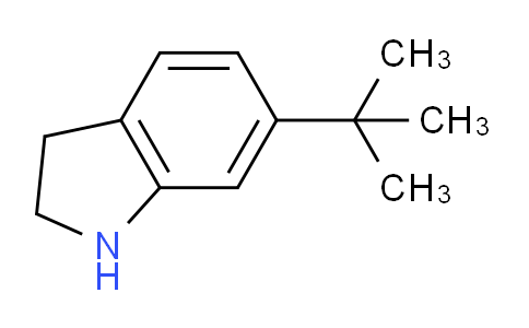 CAS No. 261711-90-4, 6-(tert-Butyl)indoline