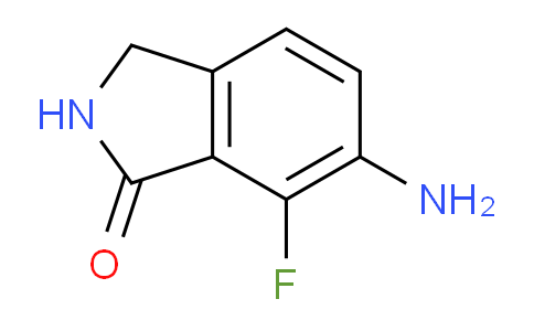 CAS No. 1036389-20-4, 6-Amino-7-fluoroisoindolin-1-one