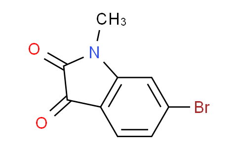 CAS No. 667463-64-1, 6-Bromo-1-methylindoline-2,3-dione