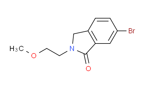 CAS No. 1344692-89-2, 6-Bromo-2-(2-methoxyethyl)isoindolin-1-one