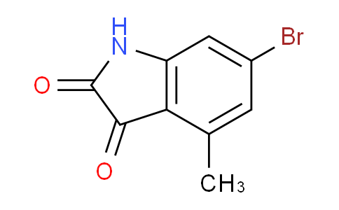 CAS No. 2384410-44-8, 6-Bromo-4-methylindoline-2,3-dione