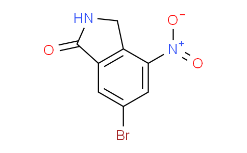 CAS No. 1269291-06-6, 6-Bromo-4-nitroisoindolin-1-one
