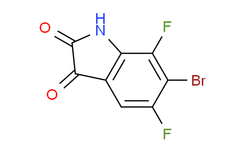 CAS No. 1698027-85-8, 6-Bromo-5,7-difluoroindoline-2,3-dione
