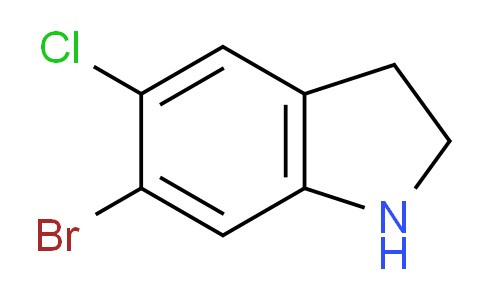 CAS No. 1369237-21-7, 6-Bromo-5-chloroindoline