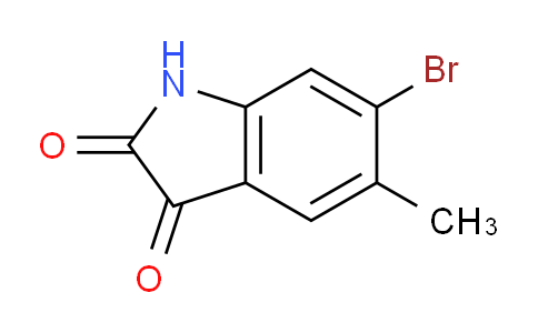 CAS No. 306325-13-3, 6-Bromo-5-methylindoline-2,3-dione