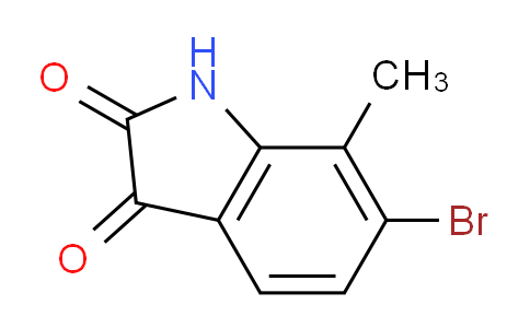 CAS No. 129833-54-1, 6-Bromo-7-methylindoline-2,3-dione
