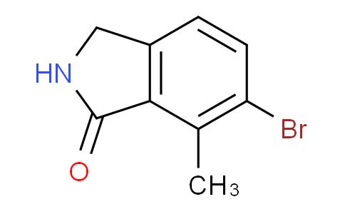 CAS No. 1427394-72-6, 6-Bromo-7-methylisoindolin-1-one