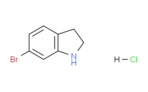 CAS No. 1187933-30-7, 6-Bromoindoline hydrochloride
