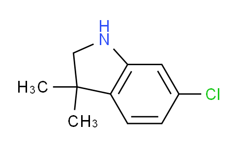 CAS No. 1368462-49-0, 6-Chloro-3,3-dimethylindoline