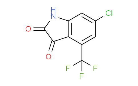 CAS No. 1332605-88-5, 6-Chloro-4-(trifluoromethyl)indoline-2,3-dione