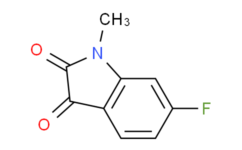 CAS No. 134640-74-7, 6-Fluoro-1-methylindoline-2,3-dione