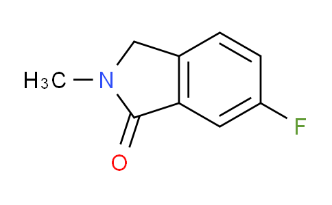 CAS No. 1378821-35-2, 6-Fluoro-2-methylisoindolin-1-one