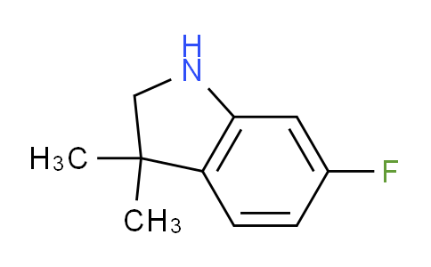 CAS No. 930790-62-8, 6-Fluoro-3,3-dimethylindoline