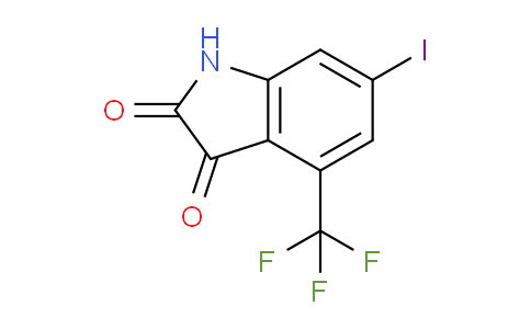 CAS No. 259667-71-5, 6-Iodo-4-(trifluoromethyl)indoline-2,3-dione