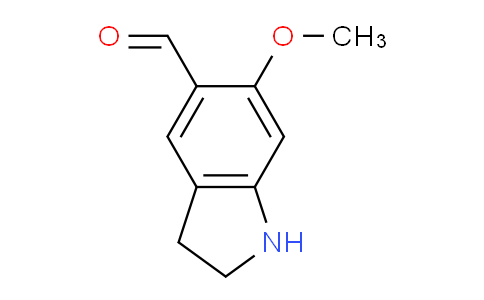 CAS No. 1367949-53-8, 6-Methoxyindoline-5-carbaldehyde