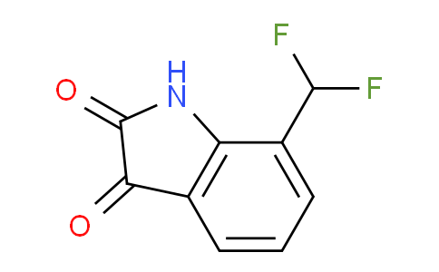 CAS No. 1344894-30-9, 7-(Difluoromethyl)indoline-2,3-dione