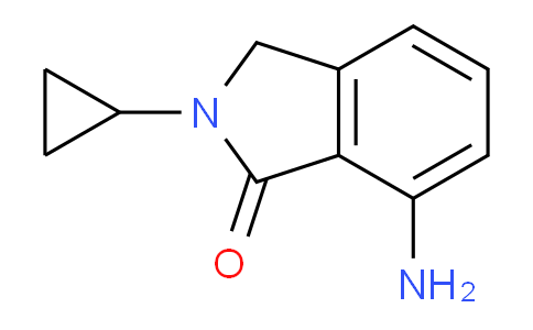 CAS No. 1713163-58-6, 7-Amino-2-cyclopropylisoindolin-1-one